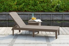 Шезлонг Джайпур (Jaipur Sun lounger) капучино в Ялуторовске - yalutorovsk.ok-mebel.com | фото 2