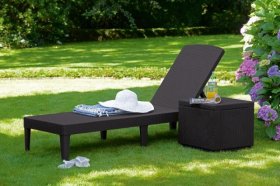 Шезлонг Джайпур (Jaipur Sun lounger) виски-коричневый в Ялуторовске - yalutorovsk.ok-mebel.com | фото 2
