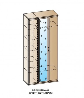 ШК-1031 (Шкаф) в Ялуторовске - yalutorovsk.ok-mebel.com | фото