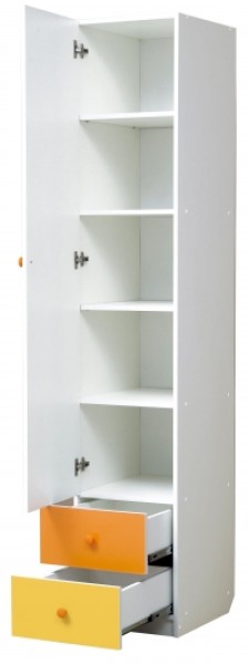 Шкаф 1-но дверный с ящиками Радуга (400) в Ялуторовске - yalutorovsk.ok-mebel.com | фото 2