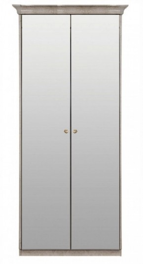 Шкаф 2-х створчатый Патрисия с Зеркалом (крем) в Ялуторовске - yalutorovsk.ok-mebel.com | фото