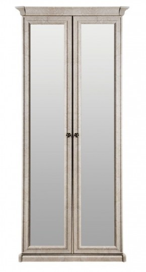 Шкаф 2-х створчатый с зеркалом Афина (крем корень) в Ялуторовске - yalutorovsk.ok-mebel.com | фото