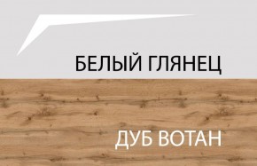 Шкаф 2DG с полками, TAURUS, цвет белый/дуб вотан в Ялуторовске - yalutorovsk.ok-mebel.com | фото 4