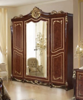 Шкаф 4-х дверный с зеркалами (19.144) Джоконда в Ялуторовске - yalutorovsk.ok-mebel.com | фото