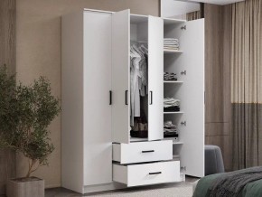 Шкаф 4-х створчатый Титан (белый) в Ялуторовске - yalutorovsk.ok-mebel.com | фото 4