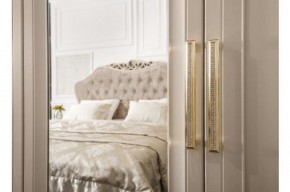 Шкаф 5-ти ств с зеркалами Мокко (бежевый) в Ялуторовске - yalutorovsk.ok-mebel.com | фото 4