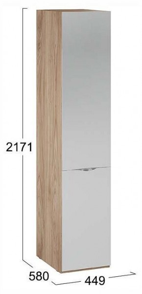 Шкаф для белья Глосс СМ-319.07.002 в Ялуторовске - yalutorovsk.ok-mebel.com | фото 4