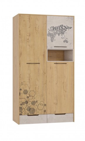 Шкаф для одежды 3 двери и 2 ящика Шк134.0 ДС Стэнфорд в Ялуторовске - yalutorovsk.ok-mebel.com | фото