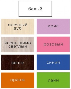 Шкаф ДМ 800 с 2-мя ящиками (розовый) в Ялуторовске - yalutorovsk.ok-mebel.com | фото 3