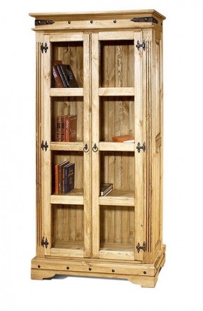 Шкаф книжный "Викинг 03" массив в Ялуторовске - yalutorovsk.ok-mebel.com | фото 2