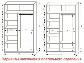 Шкаф-купе 1400 серии SOFT D8+D2+B2+PL4 (2 ящика+F обр.штанга) профиль «Графит» в Ялуторовске - yalutorovsk.ok-mebel.com | фото 8