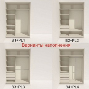 Шкаф-купе 1600 серии SOFT D1+D3+B2+PL1 (2 ящика+1штанга) профиль «Графит» в Ялуторовске - yalutorovsk.ok-mebel.com | фото 5