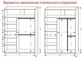 Шкаф-купе 1600 серии SOFT D6+D4+B2+PL2 (2 ящика+1штанга+1 полка) профиль «Капучино» в Ялуторовске - yalutorovsk.ok-mebel.com | фото 9