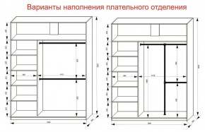 Шкаф-купе 1800 серии SOFT D1+D3+B2+PL1 (2 ящика+1штанга) профиль «Графит» в Ялуторовске - yalutorovsk.ok-mebel.com | фото 7