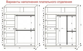 Шкаф-купе 1800 серии SOFT D8+D2+B2+PL4 (2 ящика+F обр.штанга) профиль «Графит» в Ялуторовске - yalutorovsk.ok-mebel.com | фото 8