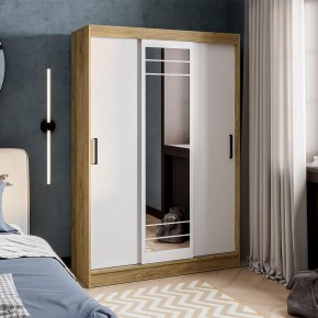 Шкаф-купе Тео ШКК-02 (крафт/белый) в Ялуторовске - yalutorovsk.ok-mebel.com | фото