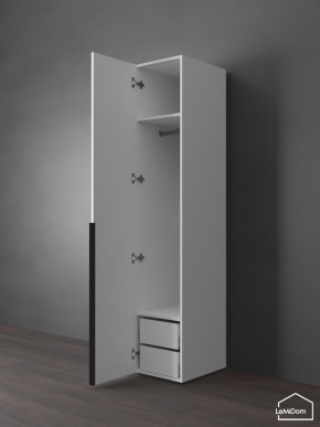 Шкаф Linnea MHR-1-3 2050х400х510 (Белый-М 11.1.2) в Ялуторовске - yalutorovsk.ok-mebel.com | фото 5