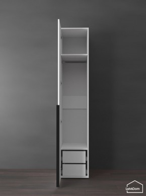 Шкаф Linnea MHR-1-3 2050х400х510 (Белый-М 11.1.2) в Ялуторовске - yalutorovsk.ok-mebel.com | фото 6