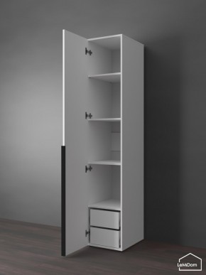 Шкаф Linnea MHR-1-3 2050х400х510 (Белый-М 11.1.2) в Ялуторовске - yalutorovsk.ok-mebel.com | фото 5