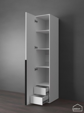 Шкаф Linnea MHR-1-3 2050х400х510 (Белый-М 11.1.2) в Ялуторовске - yalutorovsk.ok-mebel.com | фото 6
