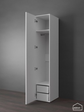 Шкаф Linnea MHR-1PO-3 2050х400х510 (Белый-М 11.1.2) в Ялуторовске - yalutorovsk.ok-mebel.com | фото 4