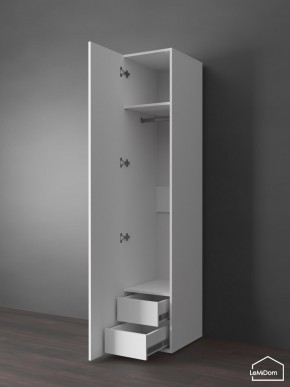 Шкаф Linnea MHR-1PO-3 2050х400х510 (Белый-М 11.1.2) в Ялуторовске - yalutorovsk.ok-mebel.com | фото 5