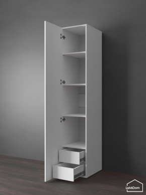 Шкаф Linnea MHR-1PO-4 2050х400х510 (Белый-М 11.1.2) в Ялуторовске - yalutorovsk.ok-mebel.com | фото 4