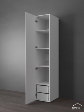 Шкаф Linnea MHR-1PO-4 2050х400х510 (Белый-М 11.1.2) в Ялуторовске - yalutorovsk.ok-mebel.com | фото 5