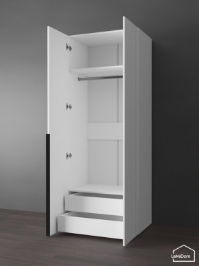 Шкаф Linnea MHR-2-3 2050х800х510 (Белый-М 11.1.2) в Ялуторовске - yalutorovsk.ok-mebel.com | фото 5
