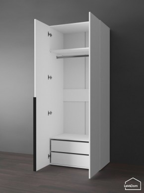Шкаф Linnea MHR-2-3 2050х800х510 (Белый-М 11.1.2) в Ялуторовске - yalutorovsk.ok-mebel.com | фото 6