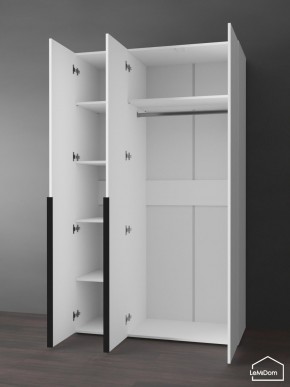 Шкаф Linnea MHR-3-1 2050х1200х510 (Белый-М 11.1.2) в Ялуторовске - yalutorovsk.ok-mebel.com | фото 5