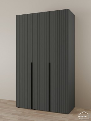 Шкаф Linnea MHR-3-1 2050х1200х510 (Графит-М 11.1.25) в Ялуторовске - yalutorovsk.ok-mebel.com | фото
