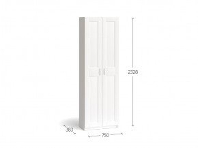 Шкаф МАКС двухдверный узкий, цвет белый в Ялуторовске - yalutorovsk.ok-mebel.com | фото 3