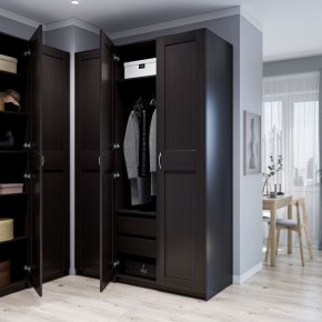 Шкаф МАКС однодверный, цвет Дуб Венге в Ялуторовске - yalutorovsk.ok-mebel.com | фото 4