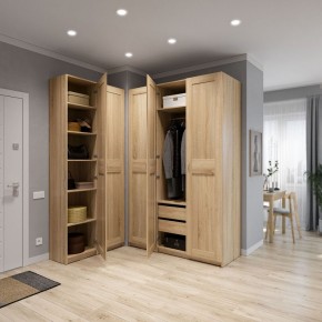 Шкаф МАКС однодверный узкий, цвет Дуб Сонома в Ялуторовске - yalutorovsk.ok-mebel.com | фото 4