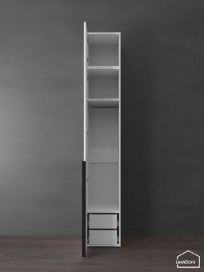 Шкаф с антресолью Linnea MHR-1A-3 2450х400х510 (Белый-М 11.1.1) в Ялуторовске - yalutorovsk.ok-mebel.com | фото 5