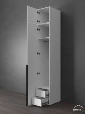 Шкаф с антресолью Linnea MHR-1A-3 2450х400х510 (Белый-М 11.1.1) в Ялуторовске - yalutorovsk.ok-mebel.com | фото 6