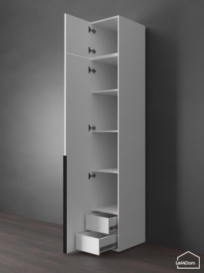 Шкаф с антресолью Linnea MHR-1A-4 2450х400х510 (Белый-М 11.1.1) в Ялуторовске - yalutorovsk.ok-mebel.com | фото 5