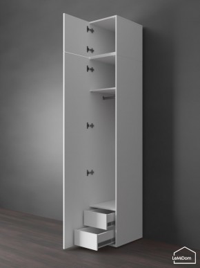 Шкаф с антресолью Linnea MHR-1POA-3 2450х400х510 (Белый-М 11.1.2) в Ялуторовске - yalutorovsk.ok-mebel.com | фото 6