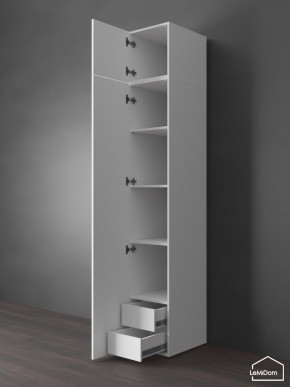 Шкаф с антресолью Linnea MHR-1POA-4 2450х400х510 (Белый-М 11.1.2) в Ялуторовске - yalutorovsk.ok-mebel.com | фото 5