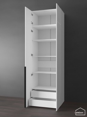 Шкаф с антресолью Linnea MHR-2A-4 2450х800х510 (Белый-М 11.1.2) в Ялуторовске - yalutorovsk.ok-mebel.com | фото 5