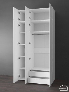 Шкаф с антресолью Linnea MHR-3POA-2 2450х1200х510 (Белый-М 11.1.2) в Ялуторовске - yalutorovsk.ok-mebel.com | фото 5