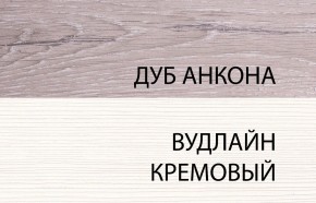 Шкаф угловой с полками 97х97, OLIVIA, цвет вудлайн крем/дуб анкона в Ялуторовске - yalutorovsk.ok-mebel.com | фото 4