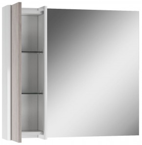 Шкаф-зеркало Uno 80 Дуб серый левый/правый Домино (DU1504HZ) в Ялуторовске - yalutorovsk.ok-mebel.com | фото 4