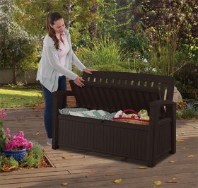 Скамья Patio Bench коричневый в Ялуторовске - yalutorovsk.ok-mebel.com | фото 2