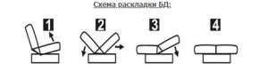 СОФИЯ ЛЮКС Диван БД (пруж.блок) в Ялуторовске - yalutorovsk.ok-mebel.com | фото 6