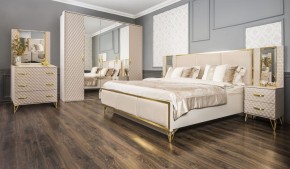 Спальня Lara 5-ти ств (бежевый глянец) в Ялуторовске - yalutorovsk.ok-mebel.com | фото