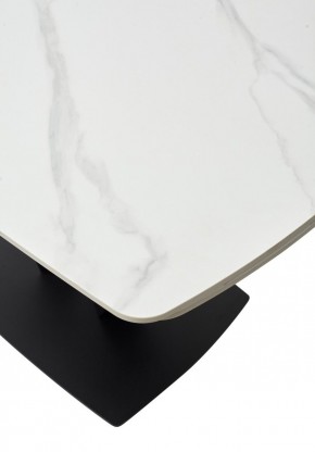 Стол ALATRI 120 MATT WHITE MARBLE SOLID CERAMIC / BLACK, ®DISAUR в Ялуторовске - yalutorovsk.ok-mebel.com | фото 11