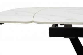 Стол ALATRI 120 MATT WHITE MARBLE SOLID CERAMIC / BLACK, ®DISAUR в Ялуторовске - yalutorovsk.ok-mebel.com | фото 5