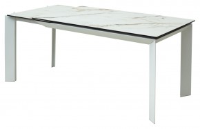 Стол CREMONA 160 KL-188 Контрастный мрамор / белый каркас, ®DISAUR в Ялуторовске - yalutorovsk.ok-mebel.com | фото 7